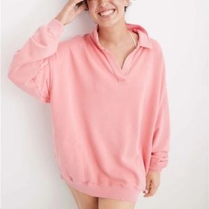 Aerie oversized collared sweatshirt